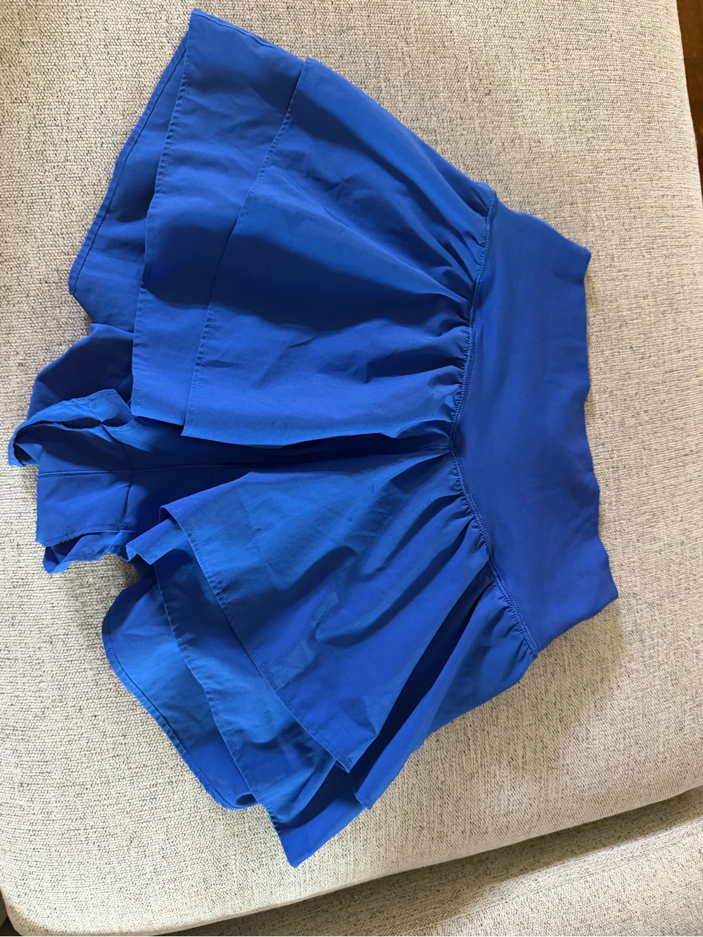 Women’s Royal Blue Athletic Skort With Built-In Shorts
